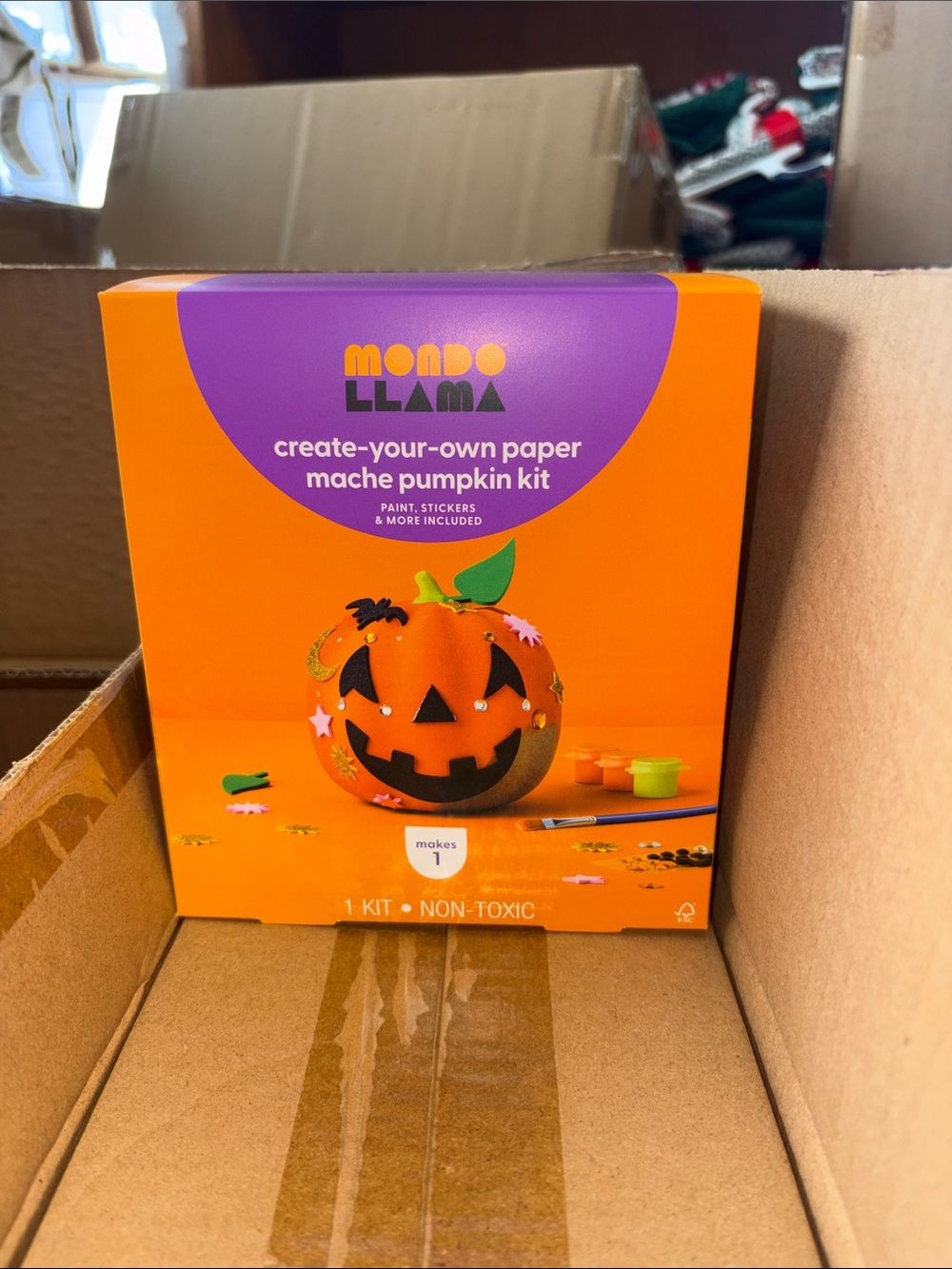 5/$10 Orange Create-Your-Own Paper Mache Pumpkin Kit